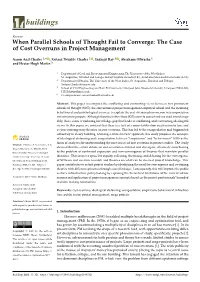 The Case of Cost Overruns in Project Management