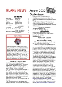 BLAKE NEWS Autumn 2020