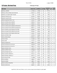 CA Products - Mainframe Pricing Mainframe Policies Apply to All Products