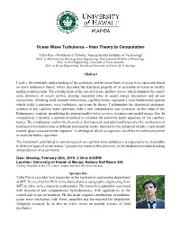 Ocean Wave Turbulence – from Theory to Computation