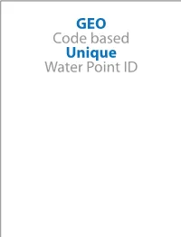PDF of Water Point Coding Booklet.Pdf