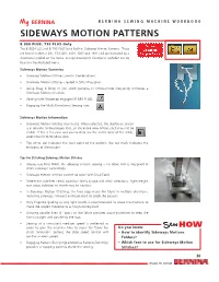 Sideways Motion Patterns