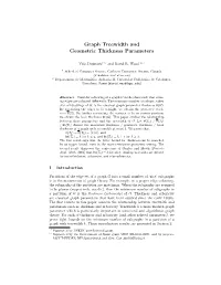 Graph Treewidth and Geometric Thickness Parameters