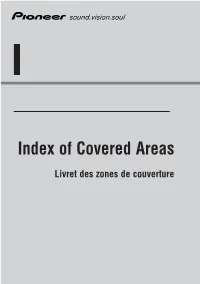 Index of Covered Areas
