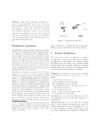 Pushdown Automata 1 Formal Definition