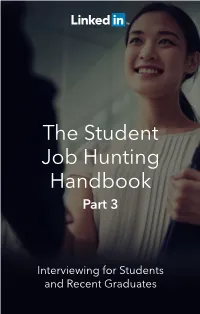 The Student Job Hunting Handbook Part 3