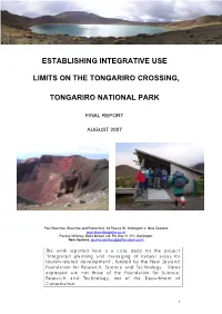 Tongariro Crossing Report