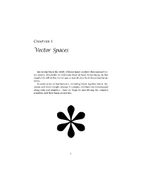 Vector Spaces