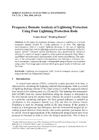Frequency Domain Analysis of Lightning Protection Using Four Lightning Protection Rods