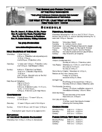 Schedule Rev