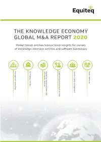 The Knowledge Economy Global M&A Report 2020