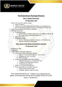 Full Experience Package Itinerary Day 1- Istanbul Arrival Day 12Th November, 2021 1