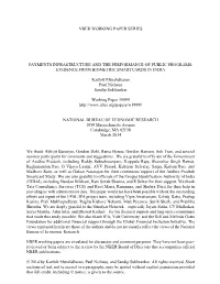 Payments Infrastructure and the Performance of Public Programs: Evidence from Biometric Smartcards in India