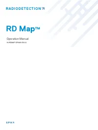 RD Map Operation Manual