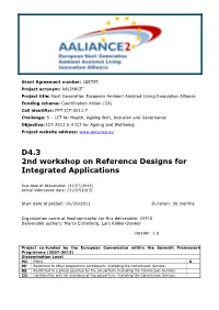 2Nd Workshop on Reference Designs for Integrated Applications
