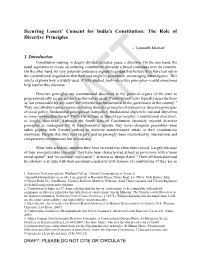 Directive Principles Paper