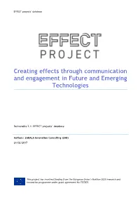 First Release of the Selected Projects
