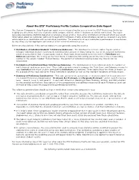 About the ETS® Proficiency Profile Custom Comparative Data Report