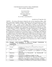 In Exercise of the Powers Conferred by Rule 3 of the Central Excise Rules , 2002 and in Supersession of Ministry of Finance (Department of Revenue) Notification No