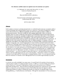 On Coherence and the Transverse Spatial Extent of a Neutron Wave Packet
