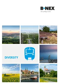 DIVERSITY ABOUT US Benex in a Nutshell: As a Transport Provider, We Bring Together Five Rail and Two Bus Transport Operators