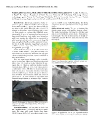 Possible Recessional Moraines in the Nilosyrtis Mensae Region, Mars