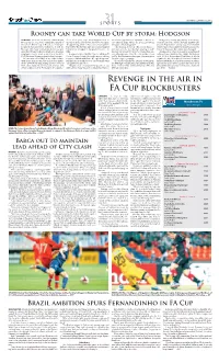 Revenge in the Air in FA Cup Blockbusters