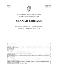 Seanad Éireann