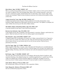 The Sound of Music Cast List
