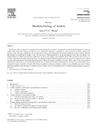 Wang (2006) Mechanobiology of Tendon.Pdf