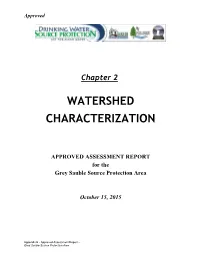 Chapter 2: Watershed Characterization