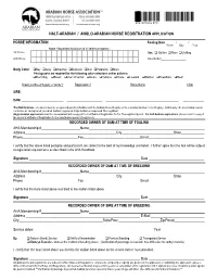 Registration Application