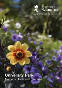 University Park Gardens Guide and Tree Walk