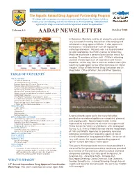 AADAP NEWSLETTER October 2008