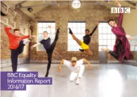 BBC Equality Information Report 2016-17