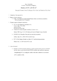 Minutes of CPC at ECM 127