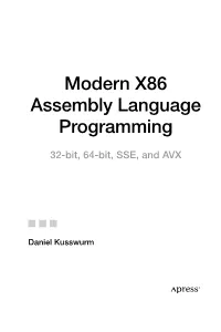 Modern X86 Assembly Language Programming