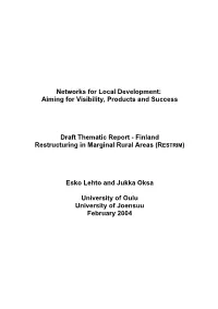 Networks for Development in Restrim Case Studies