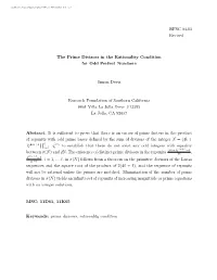 Prime Divisors in the Rationality Condition for Odd Perfect Numbers