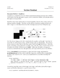 Section Handout
