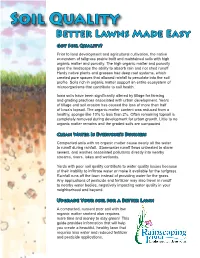 Soil Quality?Quality?