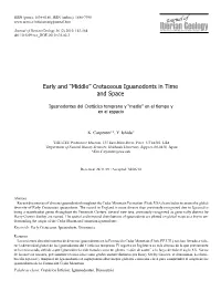 Early and “Middle” Cretaceous Iguanodonts in Time and Space