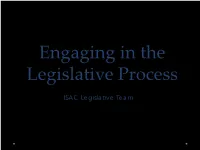 Engaging in the Legislative Process