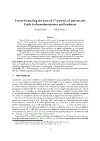 Lower-Bounding the Sum of 4Th-Powers of Univariates Leads to Derandomization and Hardness