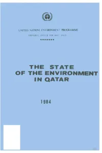 The State of the Environment in Qatar United Nations Environment Programme