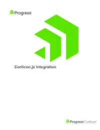 Corticon.Js Integration