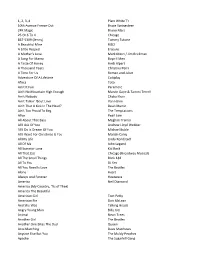 Ultimate Song List.Xlsx