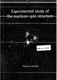 Experimental Study of the Nucleon Spin Structure