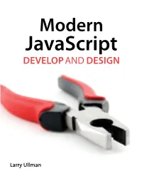Modern Javascript: Develop and Design Larry Ullman