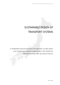 Sustainable Design of Transport Systems